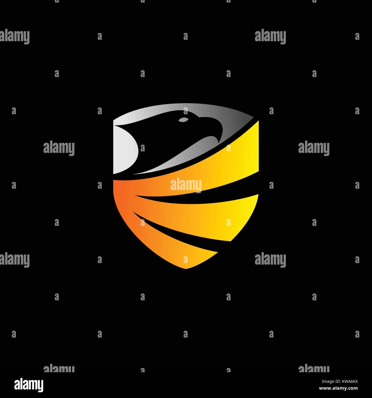 Eagle bird logo Vector Illustration de Vecteur