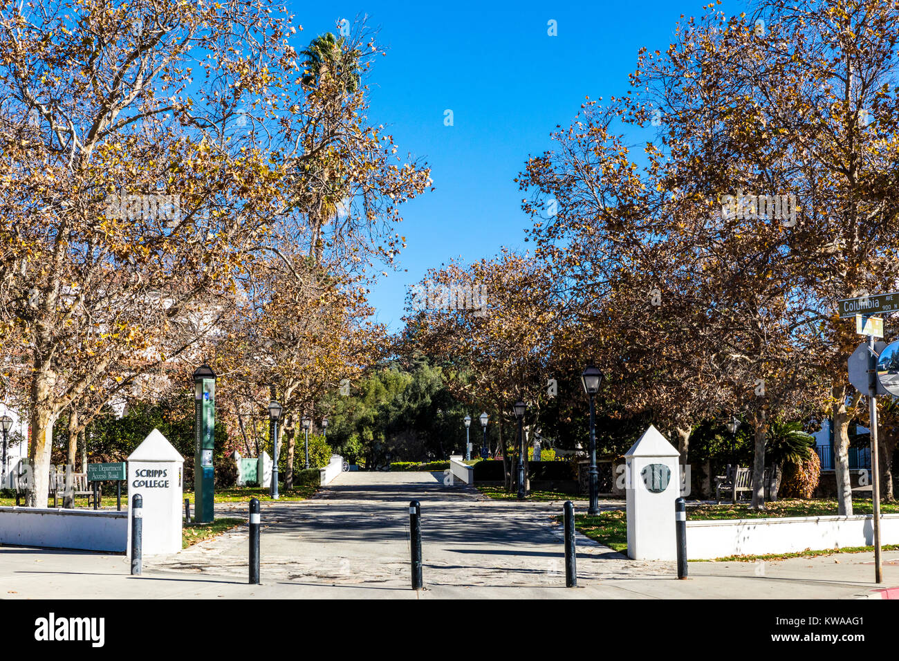 Scripps college à Claremont en Californie Banque D'Images