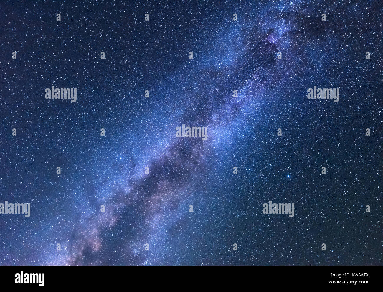 Voie Lactée Nuit Paysage Fantastique Avec Des Voie Lactée