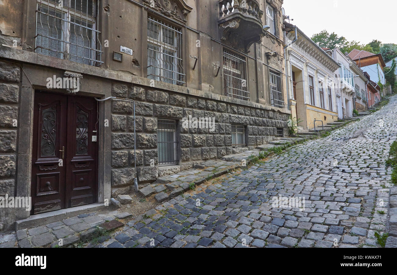 Gül Baba ancienne rue de l'ère ottomane, l'une des rues les plus anciennes et plus forte à Budapest Banque D'Images