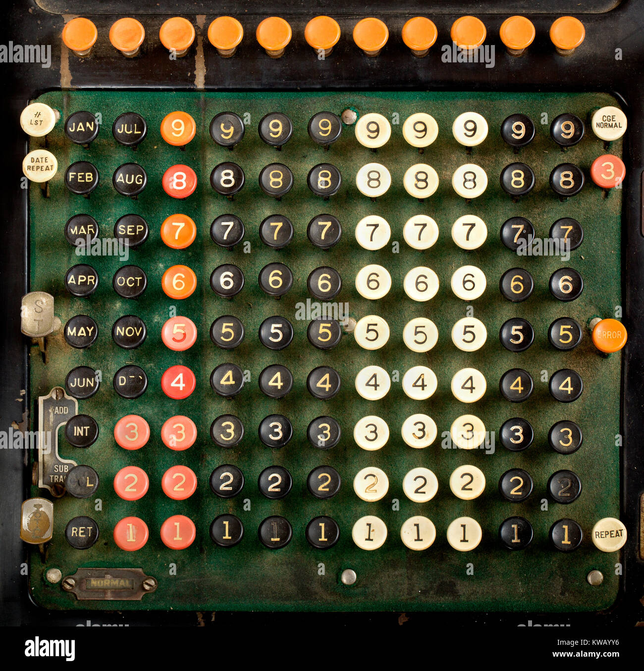 Burroughs adding machine Banque de photographies et d’images à haute ...