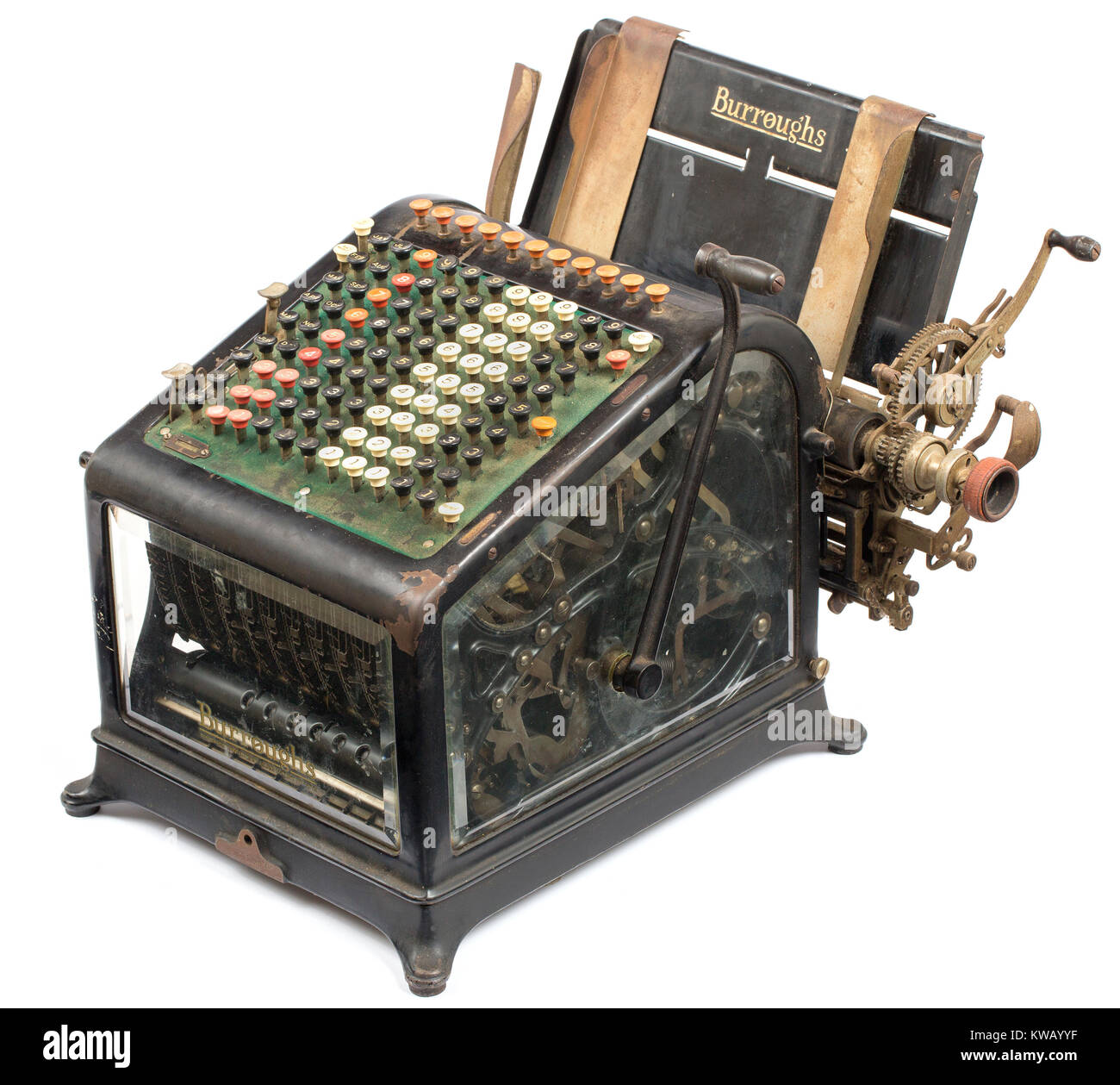 Au début du xxe siècle, Burroughs adding machine ca : 1911-1913 Photo Stock  - Alamy