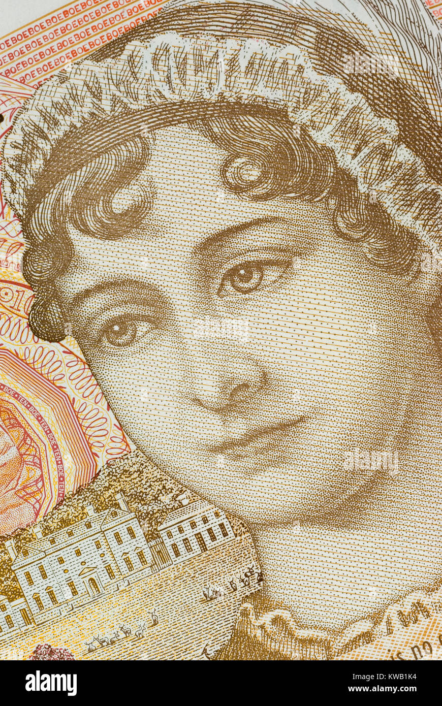 Note de dix livres Banque D'Images