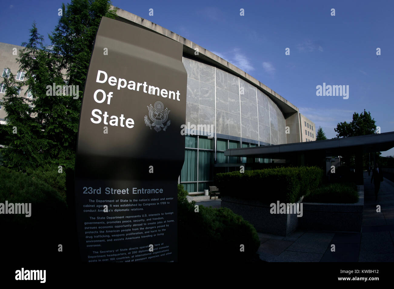 Bâtiment du département d'État, Washington, D.C. Banque D'Images