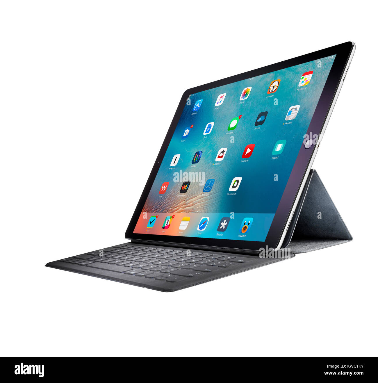 Découper un shot d'un iPad d'Apple. Banque D'Images