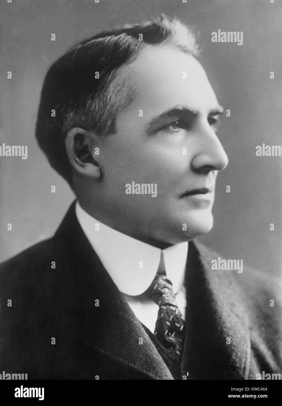 Warren Harding, 29e président des États-Unis ca. 1900. Il a été propriétaire et éditeur d'un quotidien "La Marion Star'. En 1899, il a été élu au sénat de l'état de l'Ohio, servi jusqu'à 1904 où il est élu Lieutenant-gouverneur. (BSLOC 2015 15 1) Banque D'Images