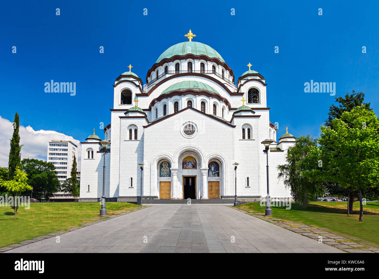 La Cathédrale de Saint Sava - est la plus grande église orthodoxe au monde Banque D'Images