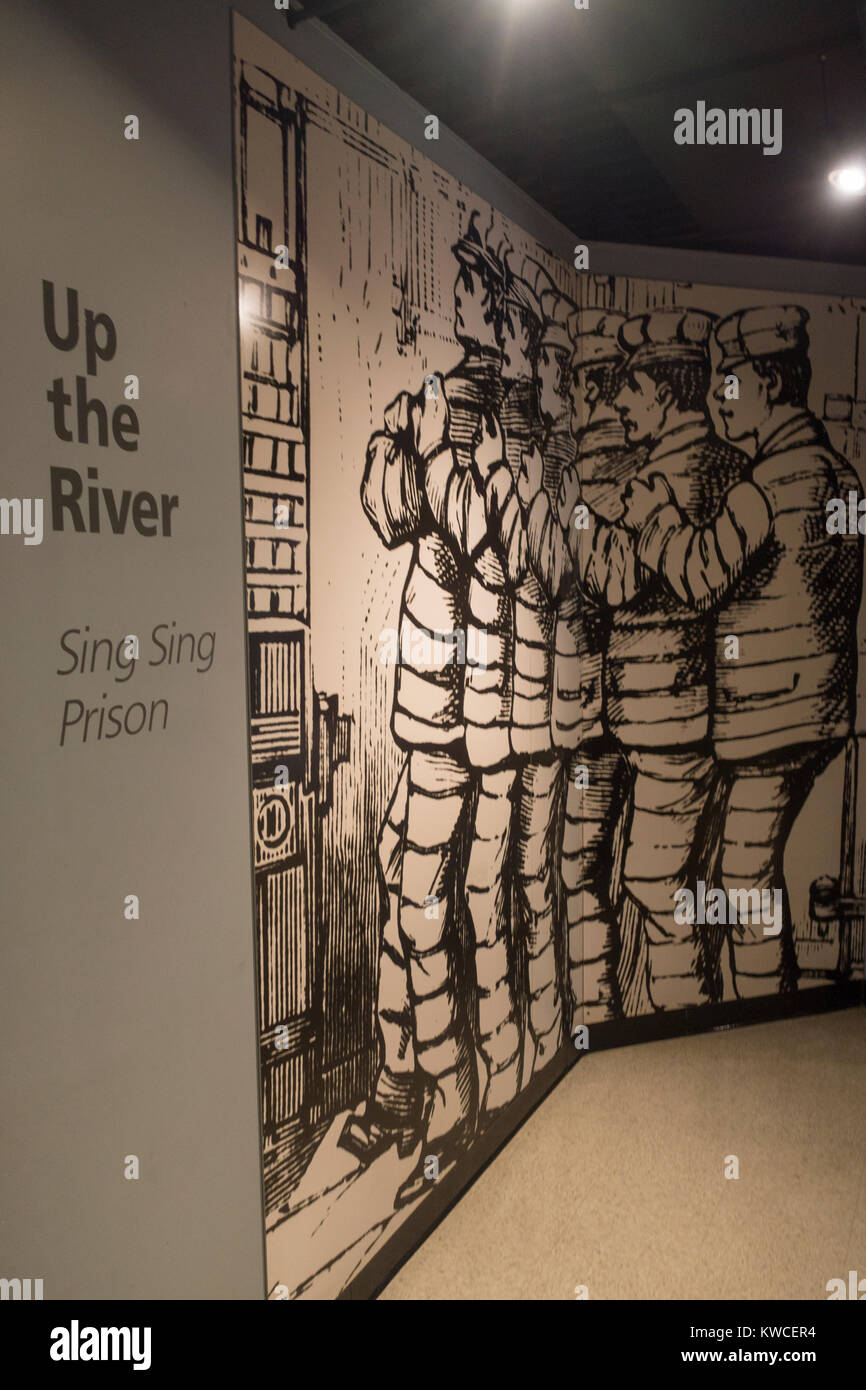 Le musée de la prison Sing Sing à Ossining NY Banque D'Images