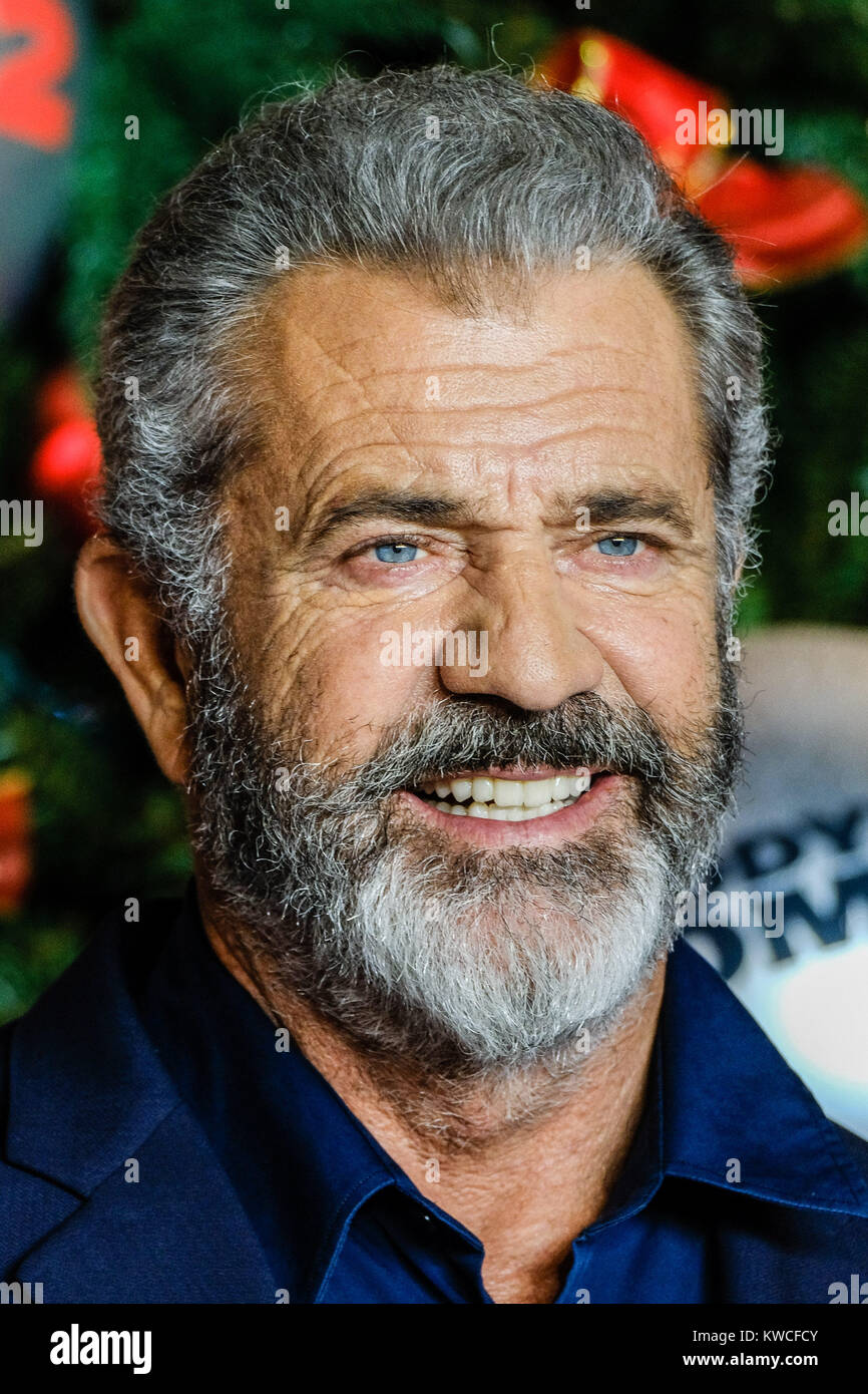 Mel Gibson assiste à la première UK de Daddy's Home 2 À VUE West End le jeudi 16 novembre 2017. Sur la photo : Mel Gibson. Banque D'Images