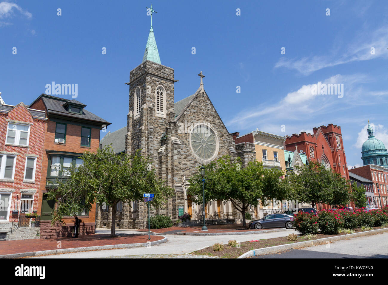 Chapelle Saint Laurent de Harrisburg, Pennsylvanie, USA. Banque D'Images