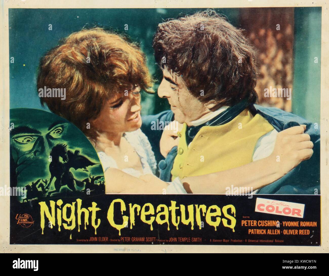 Créatures nocturnes, (alias CAPTAIN CLEGG), à partir de la gauche : Yvonne Romain, Martin Benson, 1962. Banque D'Images