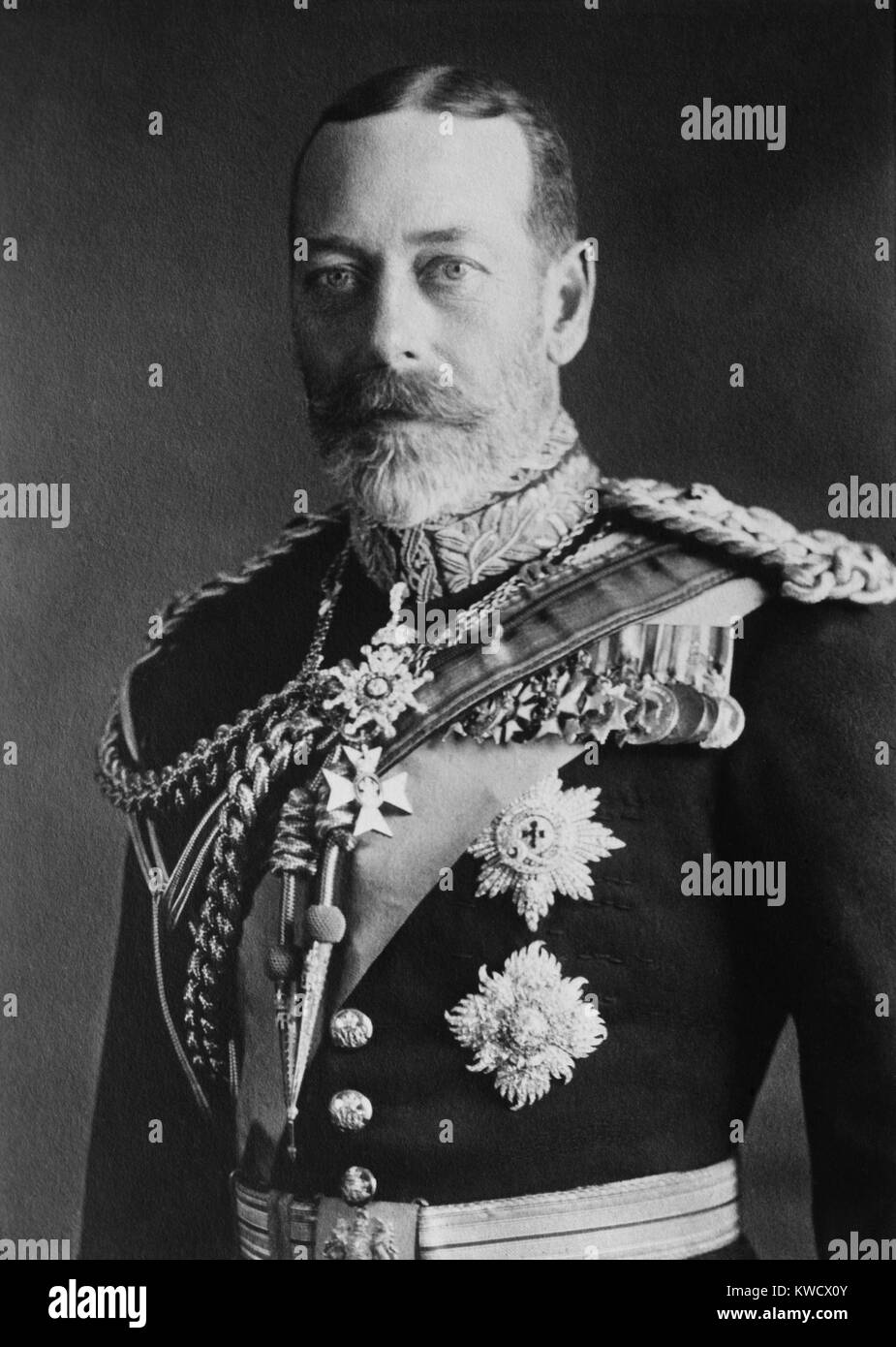 Le roi George V de Grande-Bretagne en 1923 (BSLOC_2017_1_82) Banque D'Images