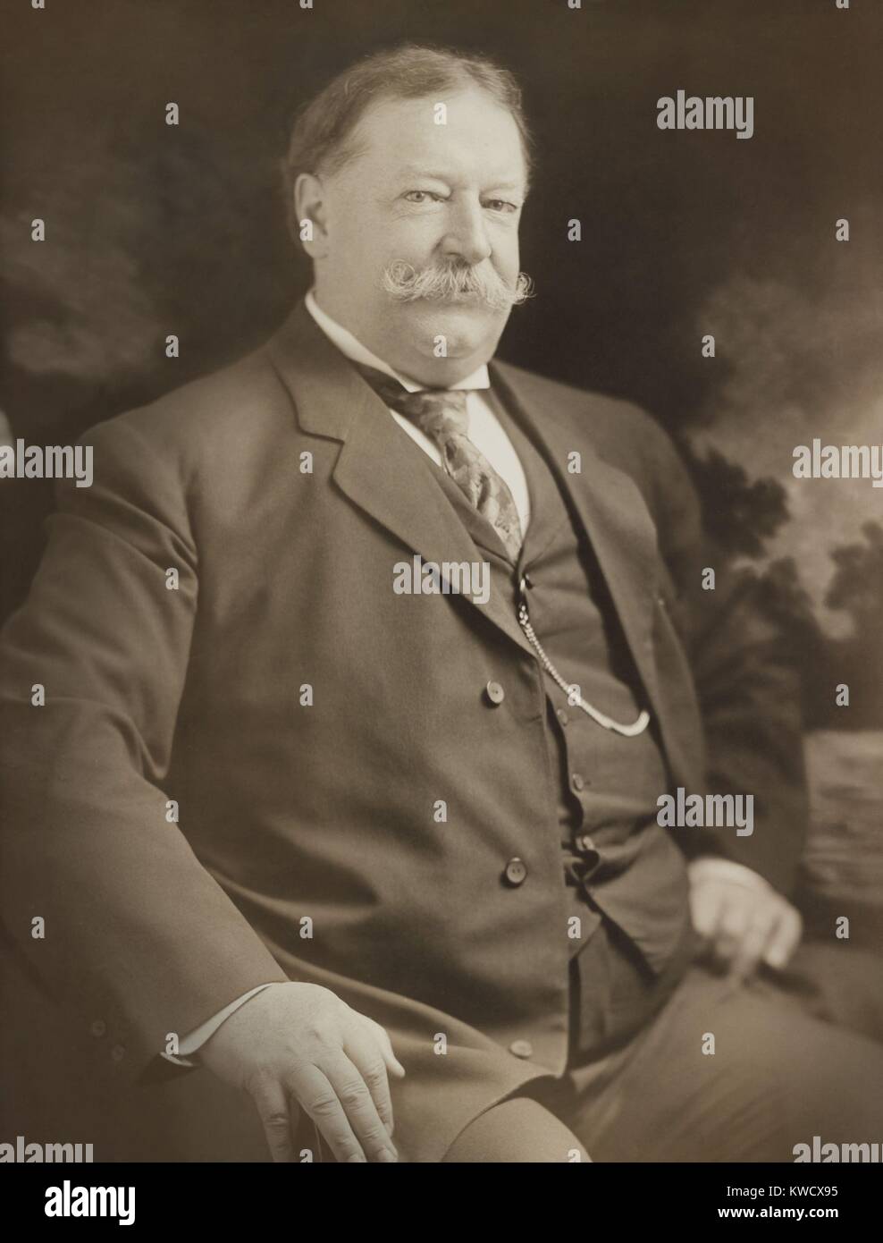 William H. Taft, secrétaire de la guerre en 1907, le cabinet Theodore Roosevelts (BSLOC 2017 2 98) Banque D'Images