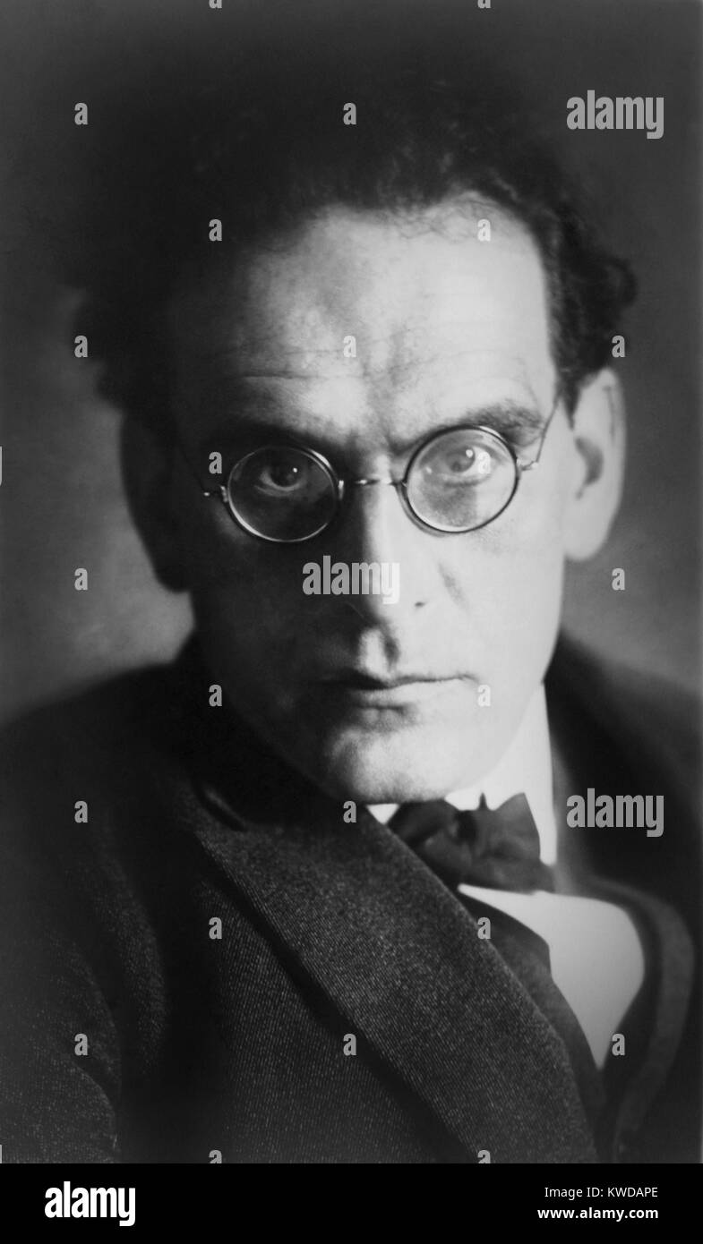 Otto Klemperer, chef d'orchestre et compositeur américain, ch. L'année 1930. Il émigra aux États-Unis en 1933 après que Hitler a pris le pouvoir d'échapper à l'antisémitisme et la persécution politique. Son fils a été l'acteur Werner Klemperer, connu pour son rôle de colonel Wilhelm Klink sur la chaîne de télévision CBS sitcom HOGAN'S HEROS (BSLOC   2016 10 207) Banque D'Images