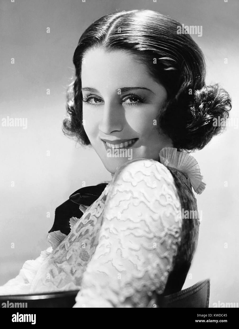 Norma Shearer, 1934, photo par Hurrell Banque D'Images