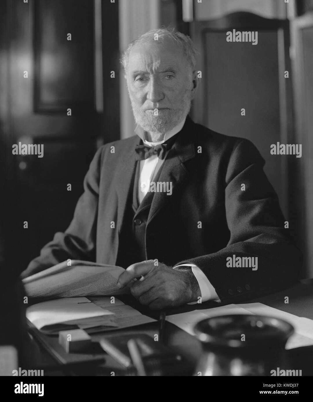 Joseph Cannon, Président de la Chambre de 1903 à 1911, pendant la présidence de Roosevelt et Taft. En tant que conservateur, Cannon obstrué une grande partie de Theodore Roosevelts BSLOC législation progressiste (2017 8 88) Banque D'Images
