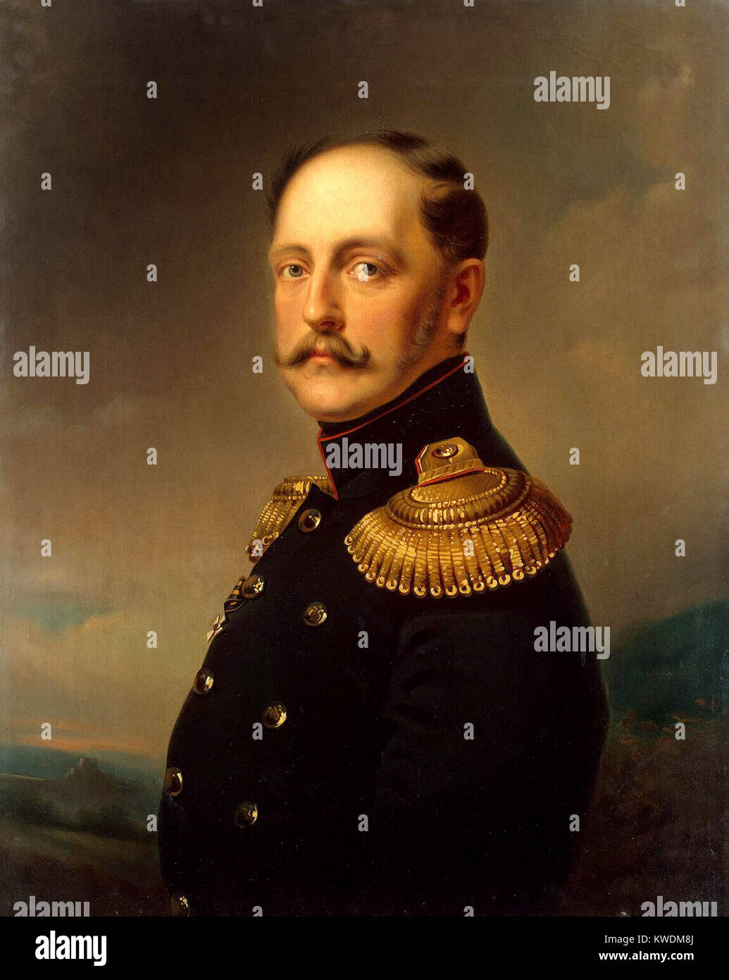 Nicolas Ier de Russie (1796 - 1855), Empereur de Russie de 1825 à 1855. Banque D'Images