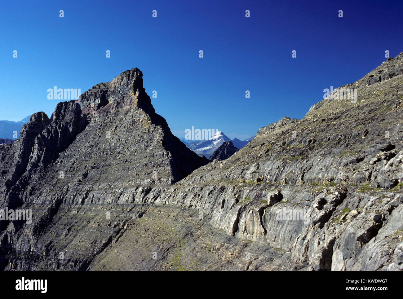 Stoney Indian Peak dans le parc national des Glaciers Banque D'Images