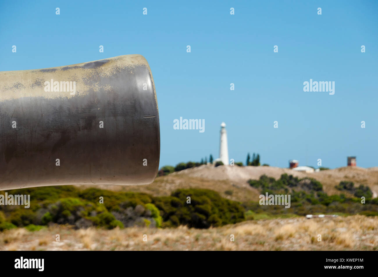 Oliver Hill Batterie - Rottnest Island - Australie Banque D'Images