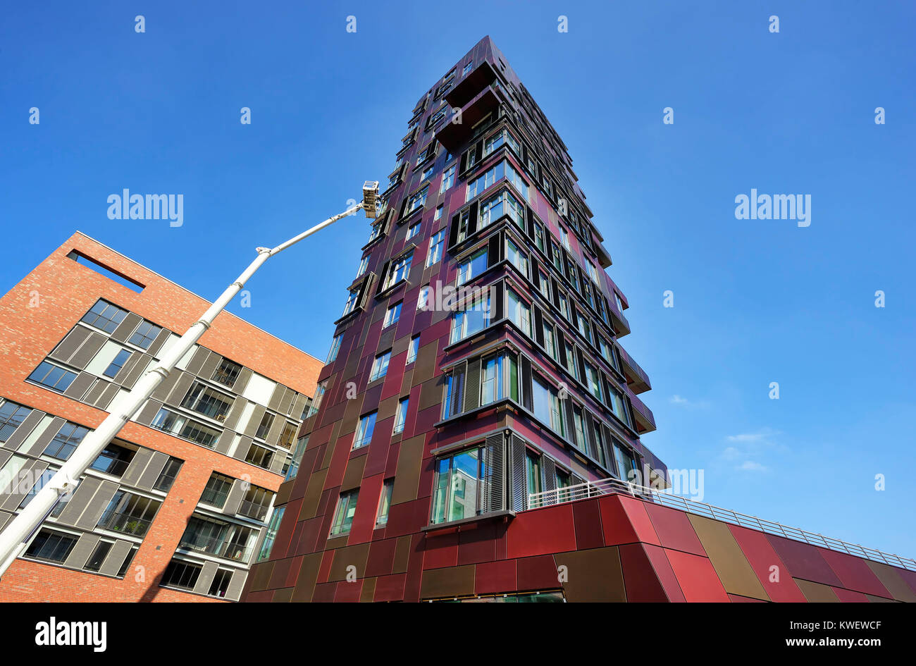 La cannelle, dans le ville portuaire de Hambourg, Allemagne, Europe, la cannelle Tower in der Hafencity von Hamburg, Deutschland, Europa Banque D'Images