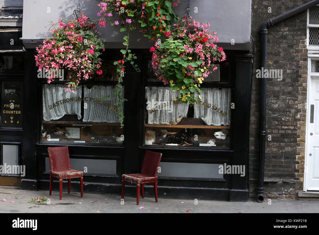 Point de vue d'ensemble des sept étoiles bar à Londres, au Royaume-Uni. Banque D'Images