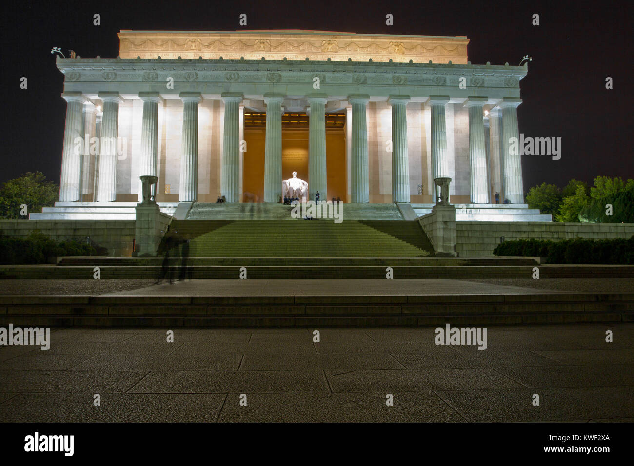 Le Lincoln Memorial est un monument national construit pour honorer le 16e président des États-Unis, Abraham Lincoln. Washington DC. Banque D'Images