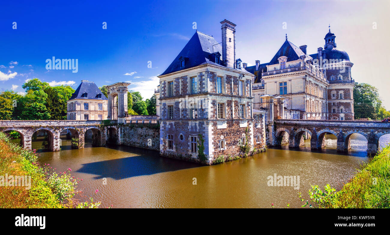 Belle Serrant château vallée de la Loire,la,France. Banque D'Images