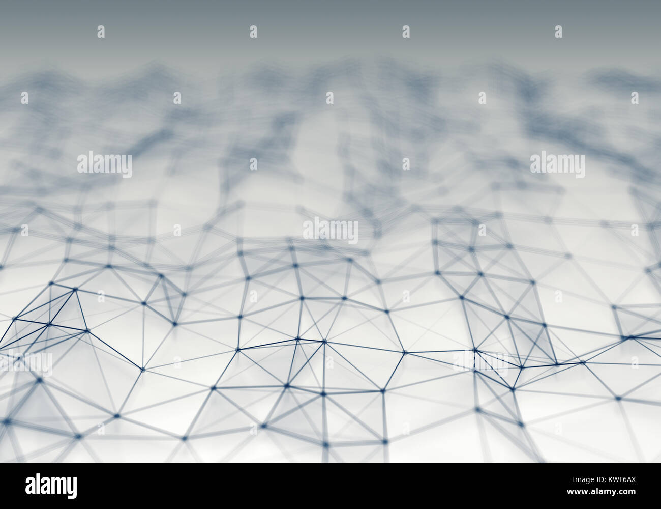 Lumière faible espace polygonal Résumé Contexte poly. Connexion de points et de lignes en triangles de la structure. L'illustration pour la marque, la science, papier peint, g Banque D'Images