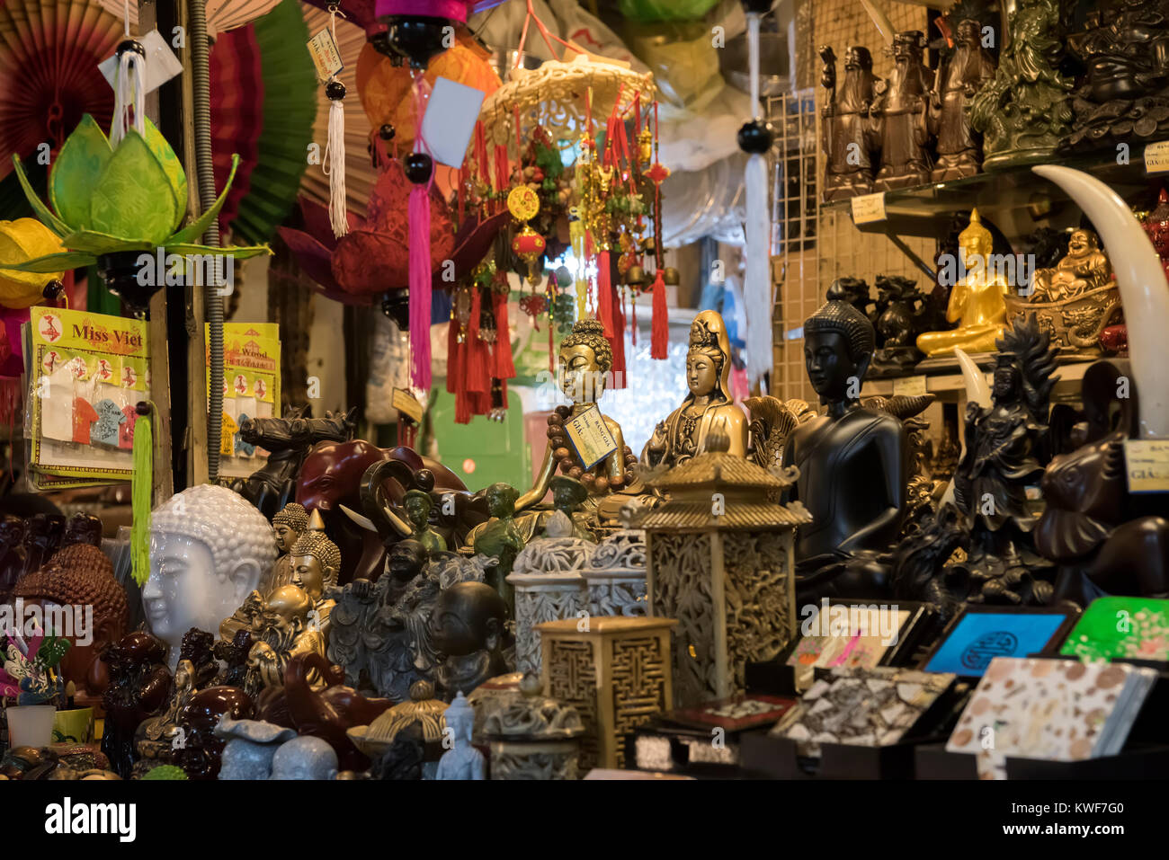 Cho Ben Thanh Market, Ho Chi Minh, Vietnam. Banque D'Images