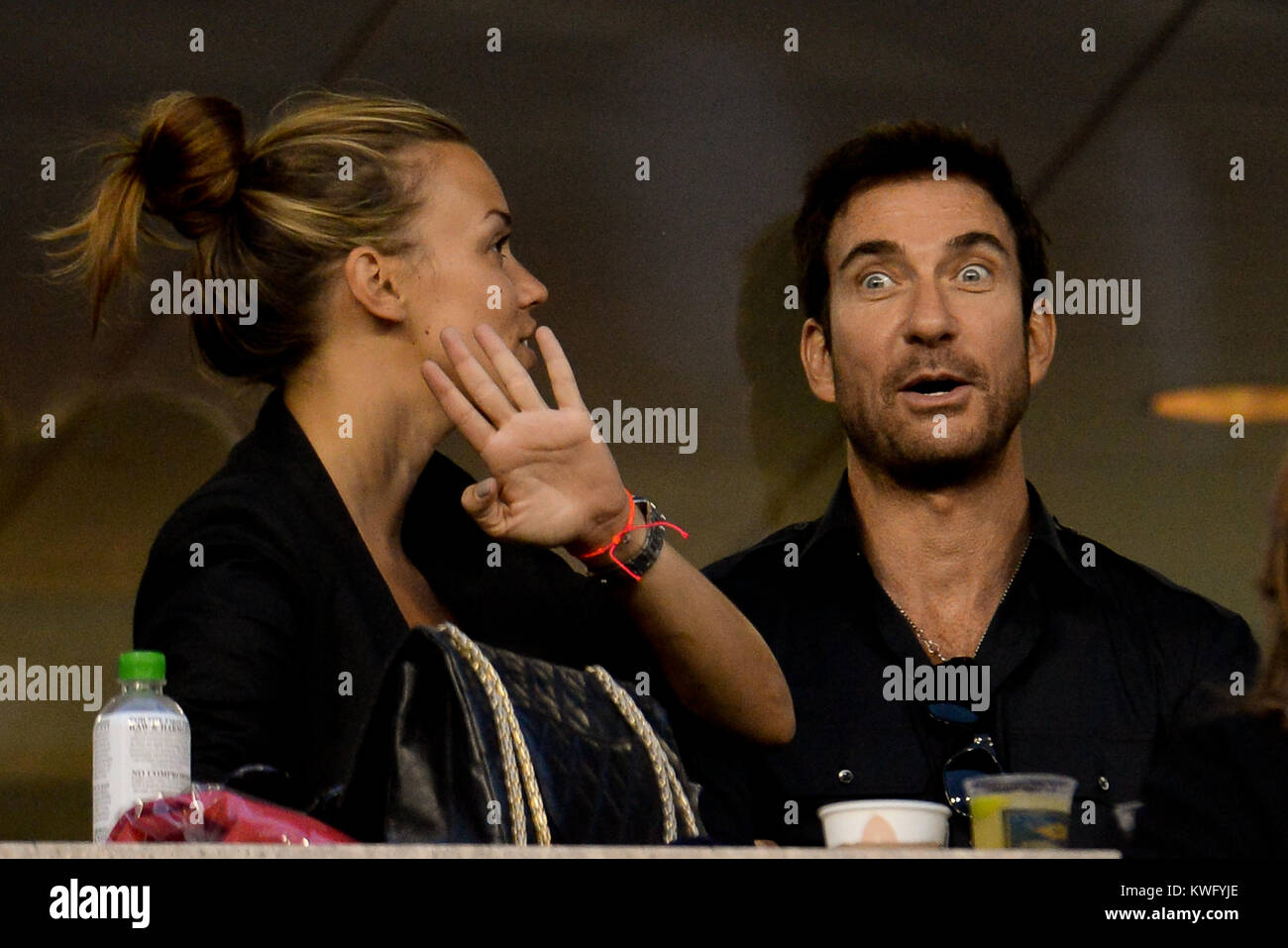 FLUSHING, NY - 07 SEPTEMBRE : Dylan McDermott jour 13 de l'US Open 2013 à l'USTA Billie Jean King National Tennis Center Le 7 septembre 2013 dans le quartier de rinçage de la Queens Borough de la ville de New York. People : Dylan McDermott Banque D'Images