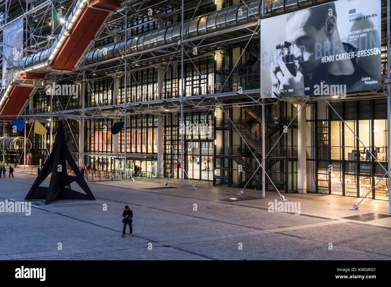 France, Paris, Centre Georges Pompidou, Banque D'Images