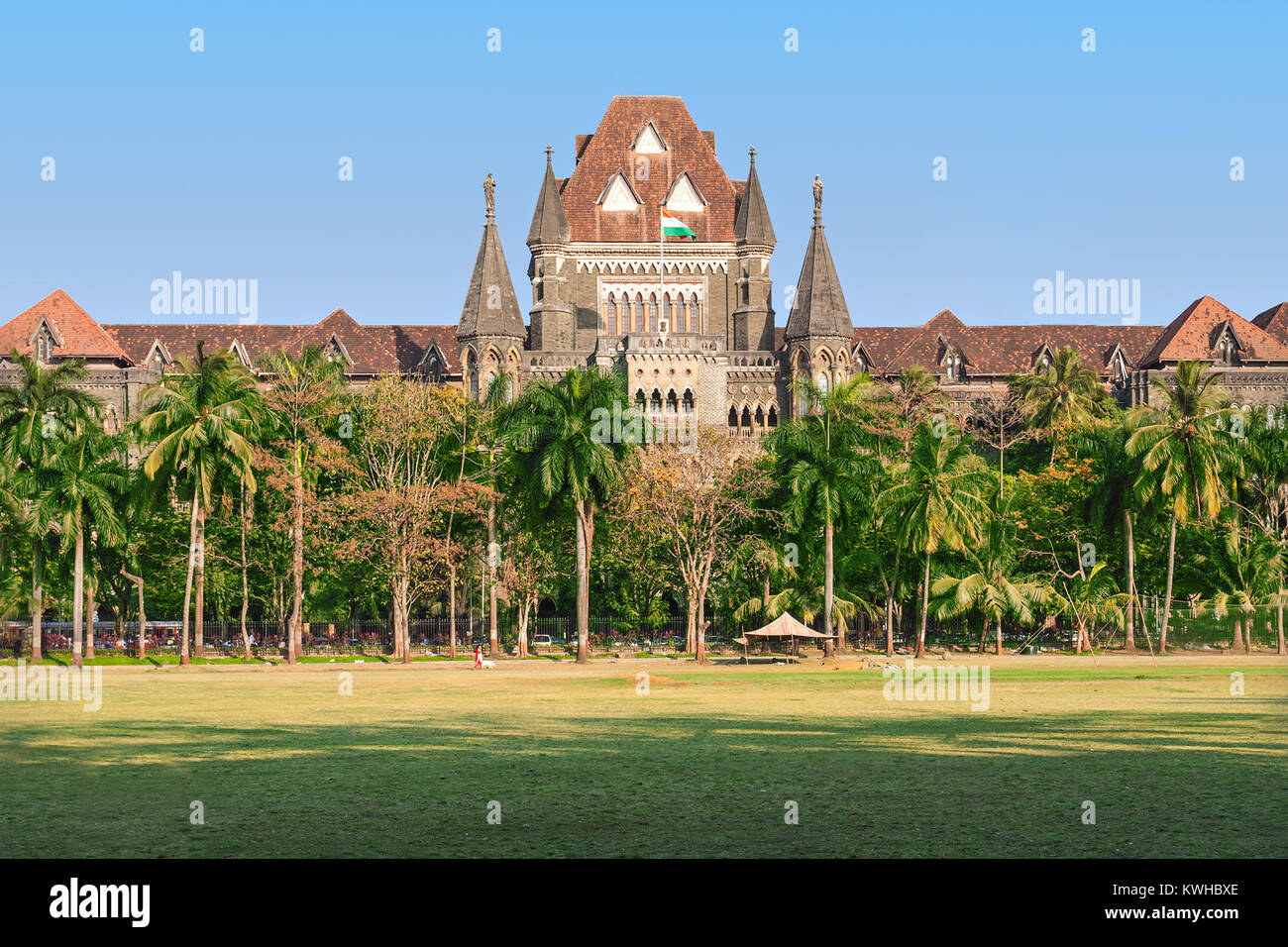 Haute Cour de Bombay à Mumbai est l'une des plus anciennes hautes cours de l'Inde Banque D'Images