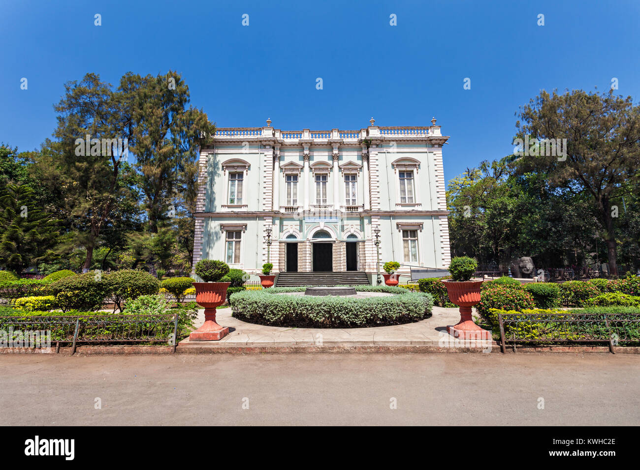 Le Dr. Bhau Daji Lad Museum La ville de Mumbai (anciennement le Victoria and Albert Museum) est le plus ancien musée de Mumbai, Inde Banque D'Images