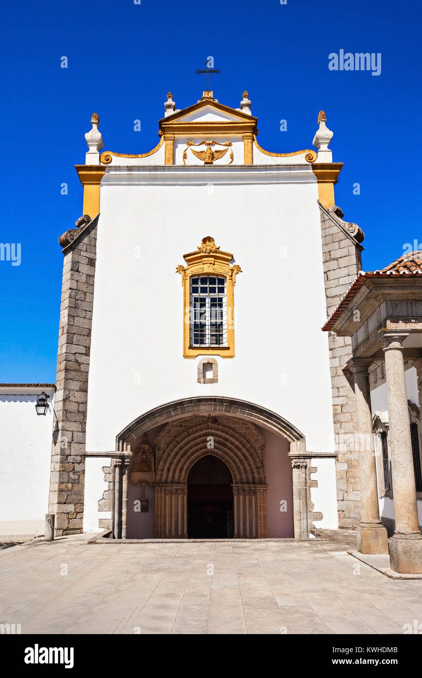 Le Couvent Loios, également connu sous le nom de Couvent de Saint Jean l'Évangéliste (Igreja de São João Evangelista) à Evora, Portugal Banque D'Images