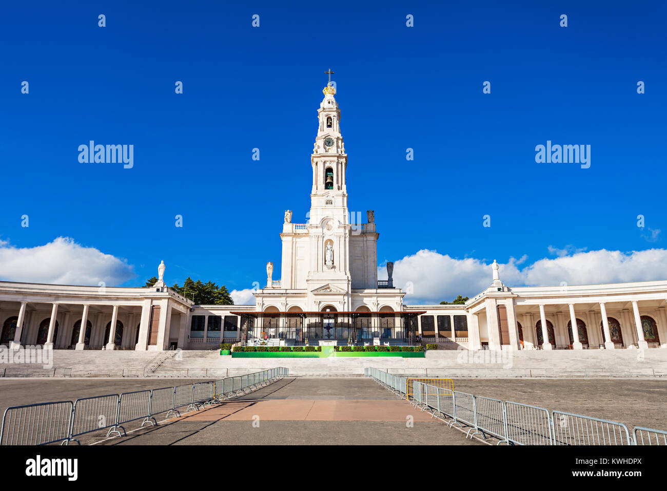 Le sanctuaire de Fatima, qui est également connu comme la Basilique de Notre Dame de Fatima, Portugal Banque D'Images
