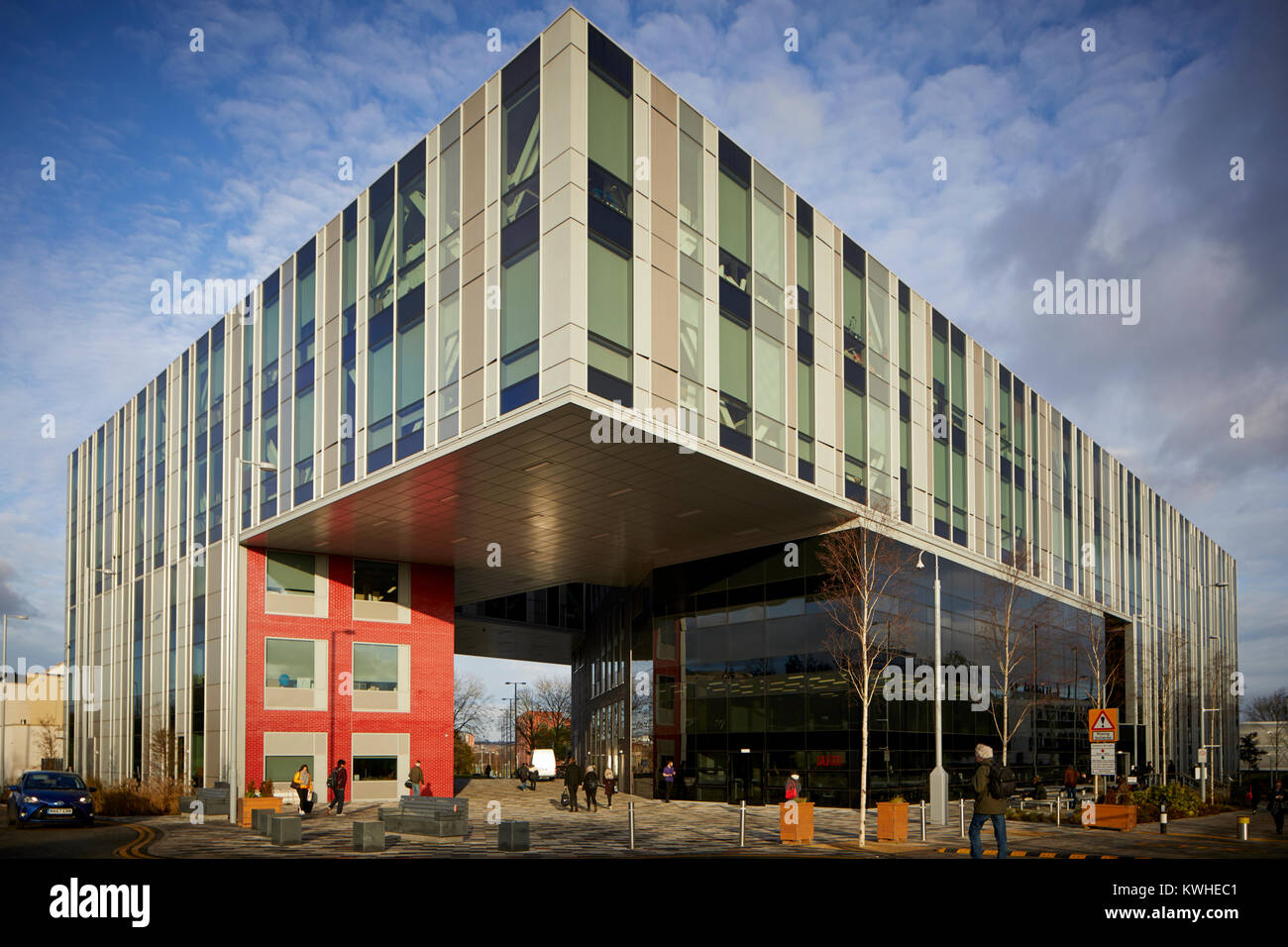 L'Université de Salford nouveau moderne en verre contemporain New Adelphi Theatre par Stride Treglown architectes Banque D'Images