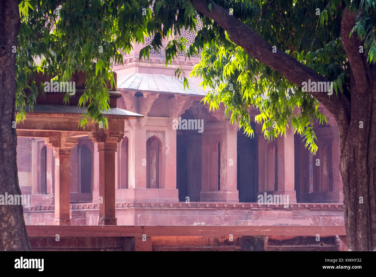 Fatehpur Sikri dans la région d'Agra est une ville moghole, Uttar Pradesh, Inde Banque D'Images