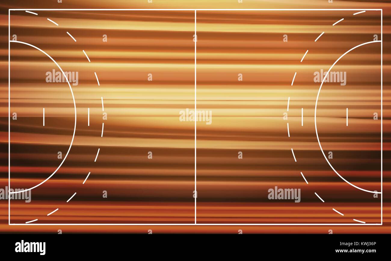 Handball en bois. Vector illustration Illustration de Vecteur