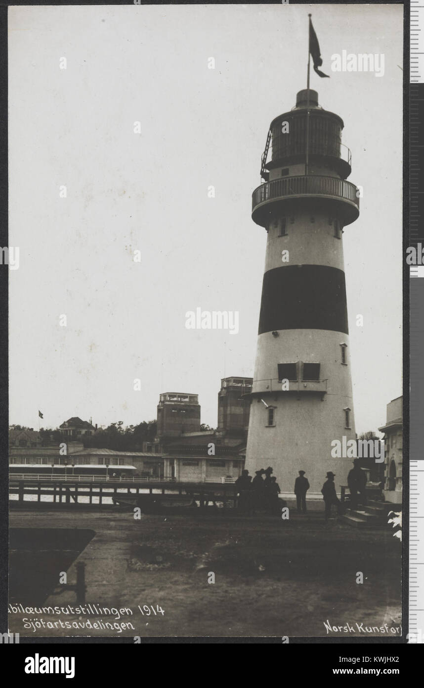 Le département maritime de l’exposition Jubilee de 1914 a présenté des expositions maritimes et des expositions liées à l’histoire de l’exploration navale, de la navigation et du patrimoine maritime de la Norvège. Banque D'Images