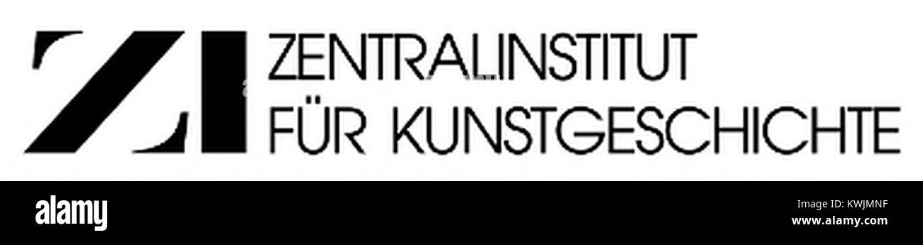 Le Zentralinstitut für Kunstgeschichte est un institut de recherche centré sur l'histoire et l'étude de la réussite Le terme « Logografie » désigne l'étude des documents visuels et écrits en histoire et en documentation de l'art. Banque D'Images