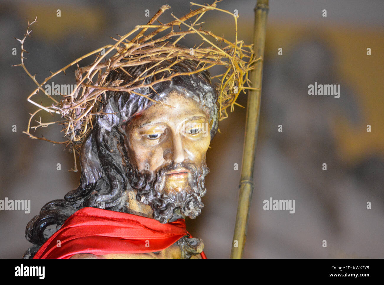 Statue de Jésus Christ dans la cathédrale San Juan Bautista, Old San