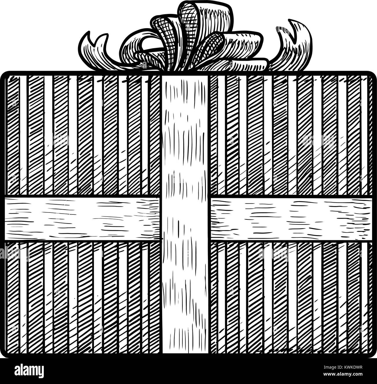 Boîte en carton et des règles mis en noir contour en pointillé Image  Vectorielle Stock - Alamy