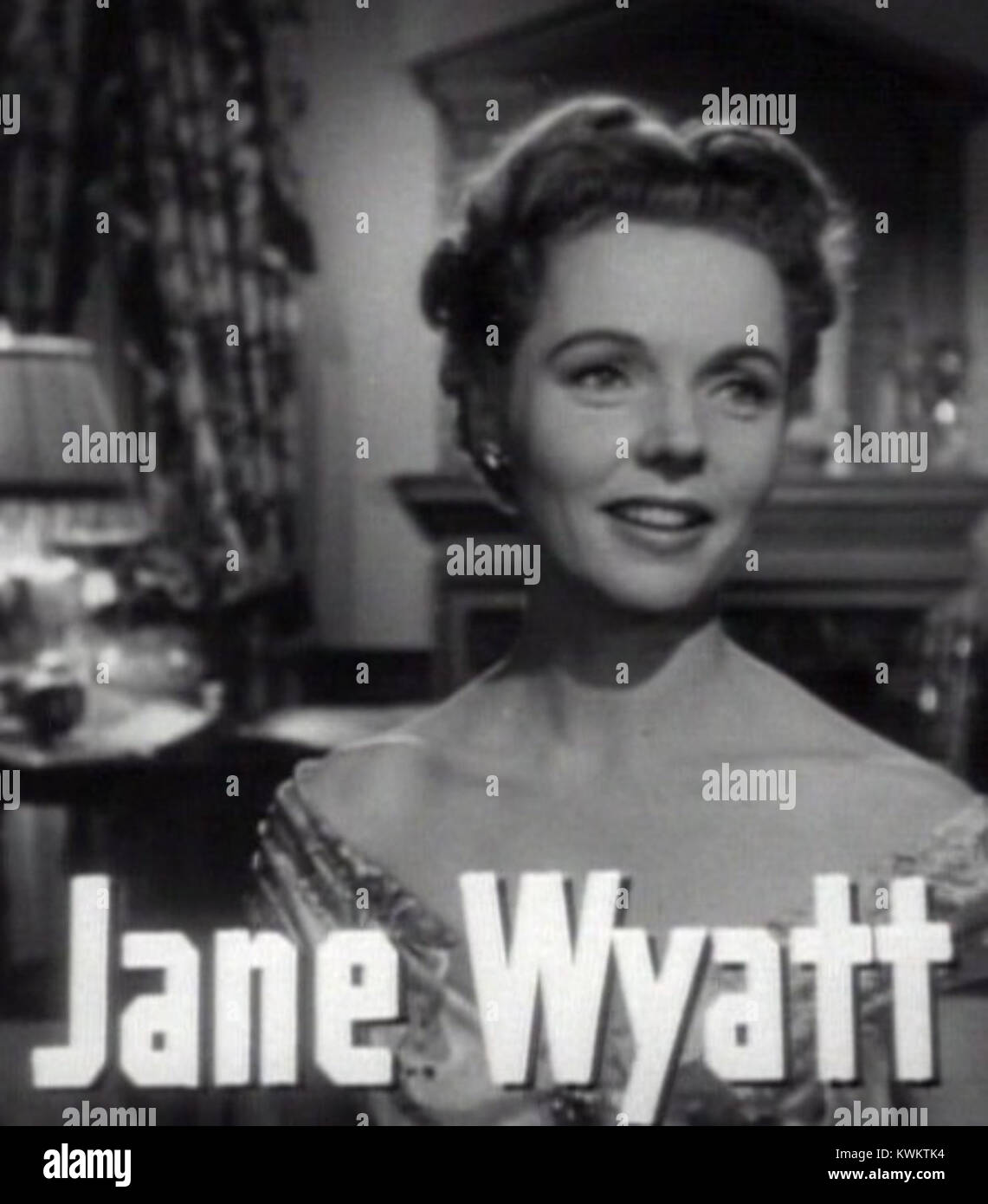 Jane Wyatt en Gentleman's Agreement trailer Banque D'Images