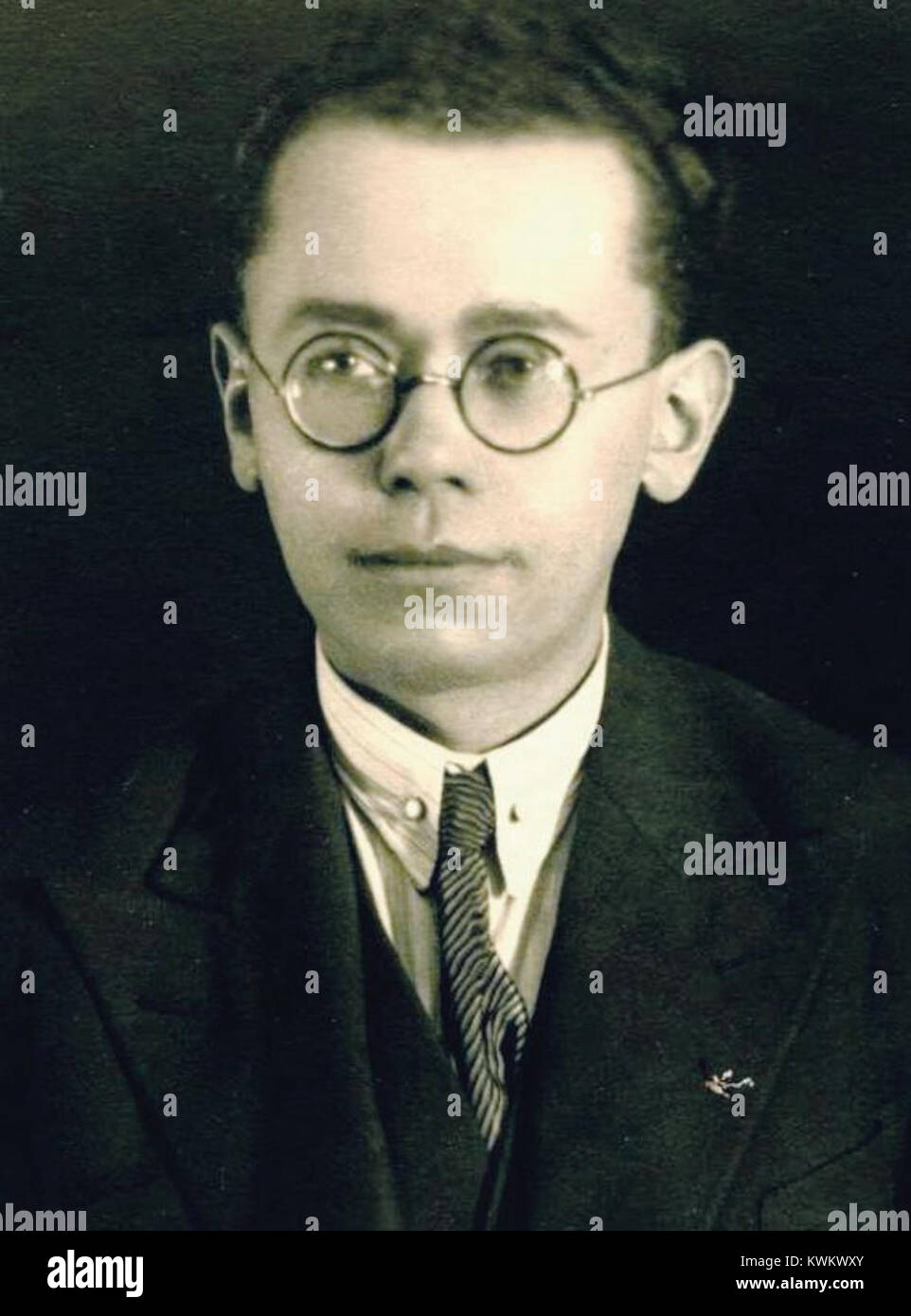 Jaroslav Novák (né en 1894, mort en 1965) est un auteur tchèque et leader scout qui a écrit des romans d'aventure pour les jeunes et a dirigé des groupes de scoutisme et de rafting en Tchécoslovaquie. Banque D'Images