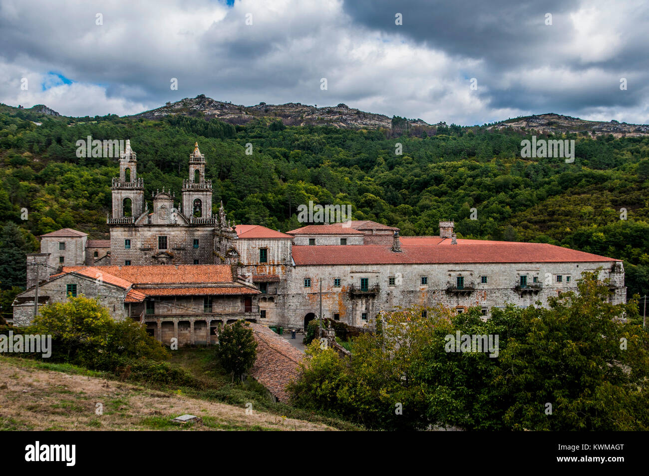 Monastère d'Oseira en Galice Espagne Banque D'Images