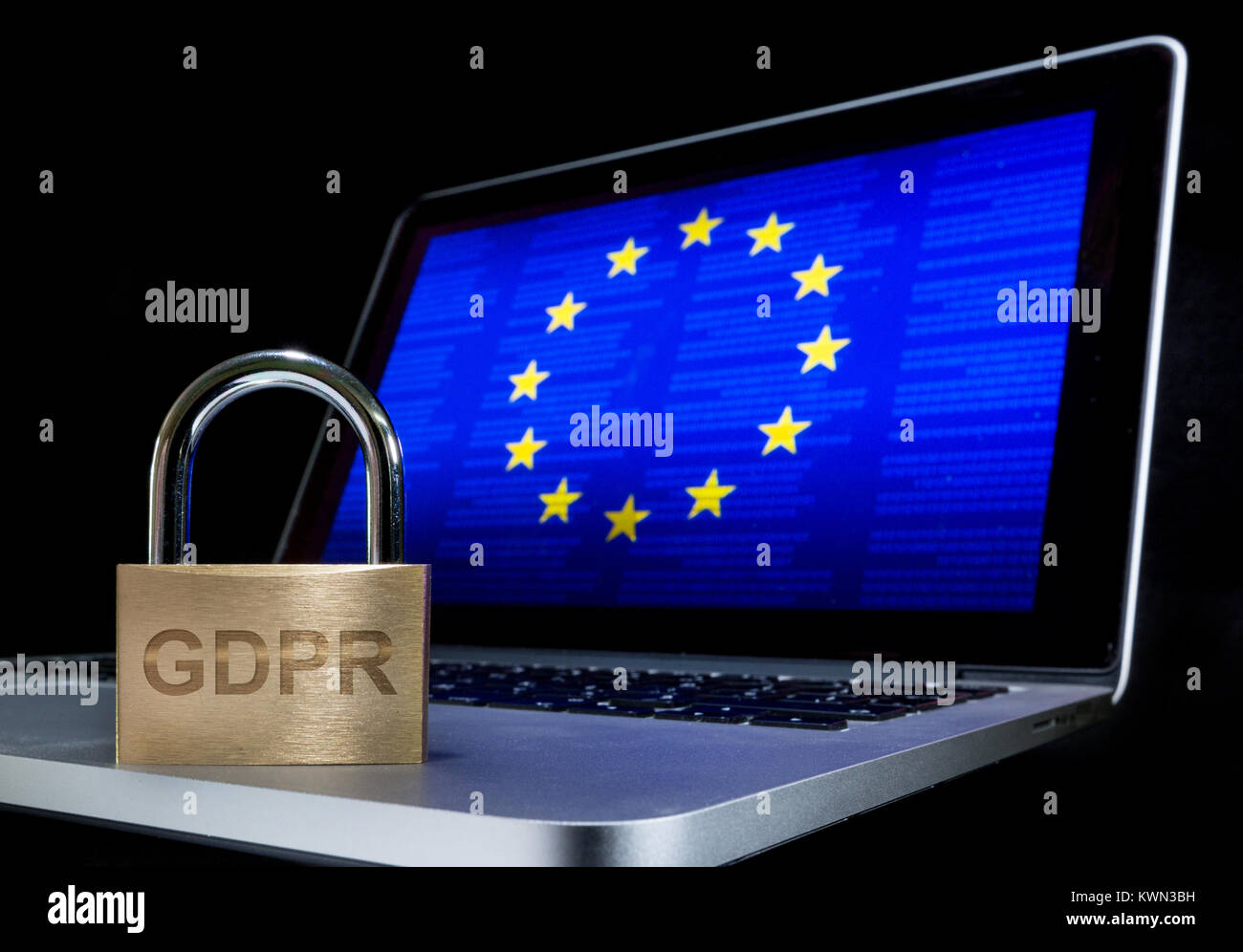 Pibr règlement général sur la protection des données de l'image concept Banque D'Images