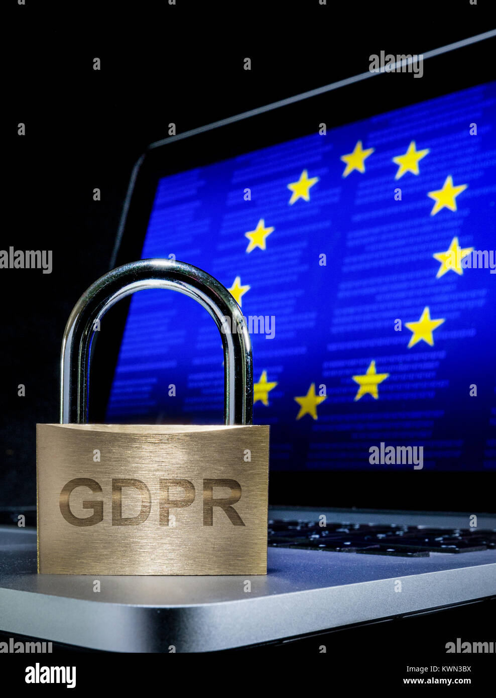 Pibr règlement général sur la protection des données de l'image concept Banque D'Images