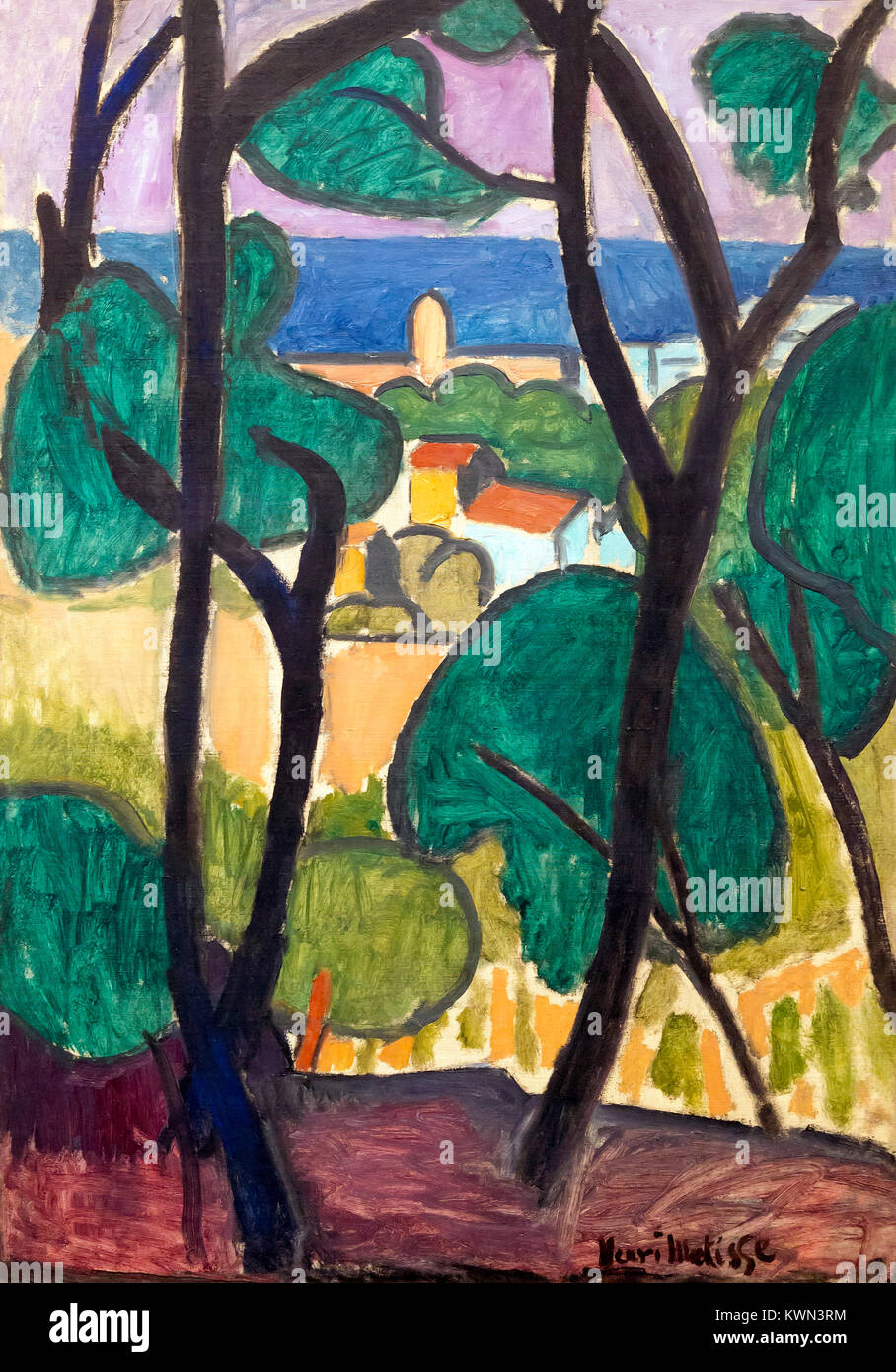 Vue de Collioure, Henri Matisse, 1907, Metropolitan Museum of Art, Manhattan, New York City, USA, Amérique du Nord Banque D'Images