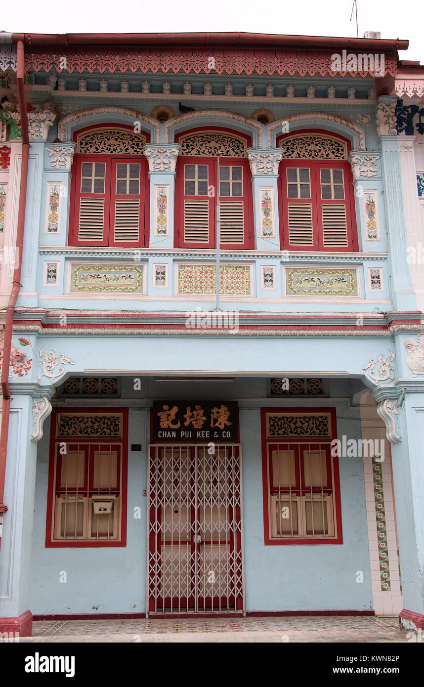 L'architecture du patrimoine à Singapour Banque D'Images