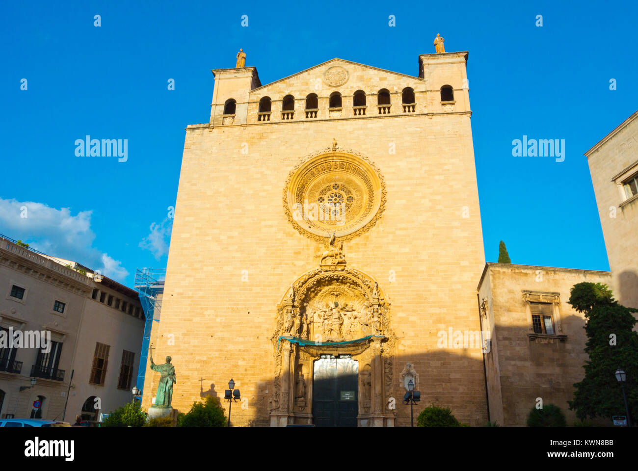 Sant Francesc de Palma, l'église de Sant Francesc, vieille ville, Palma, Majorque, îles Baléares, Espagne Banque D'Images